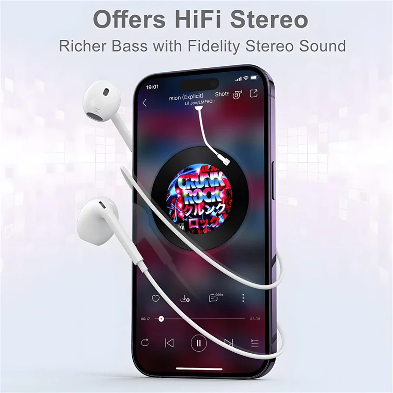 Original Headphones For Apple  - Wired Earphone Lightning recension och pris