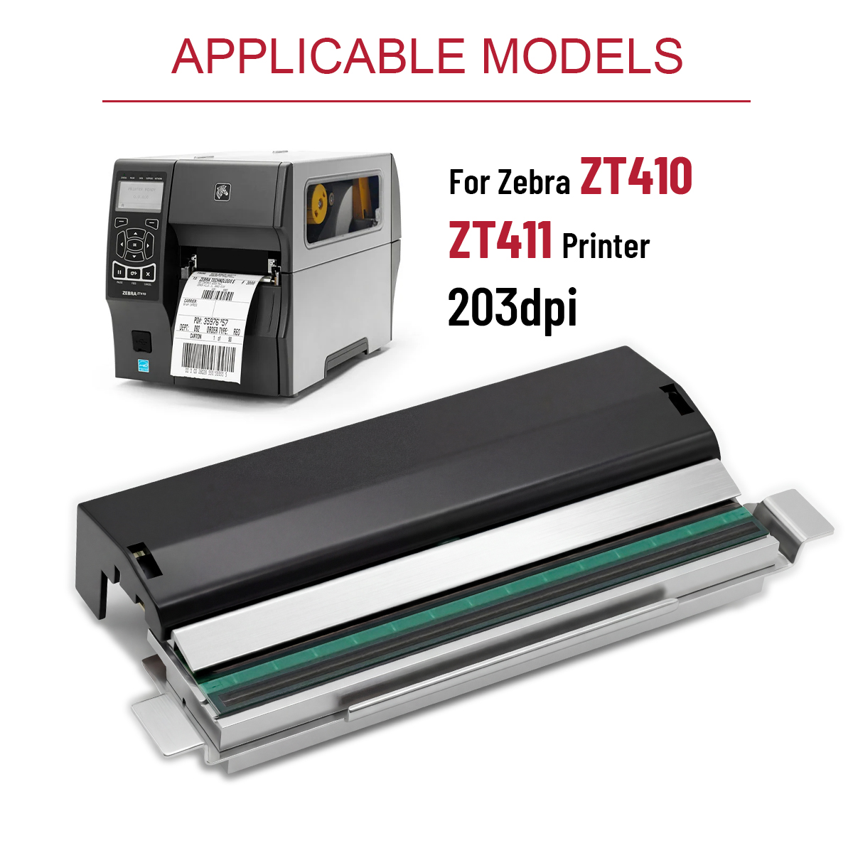 203dpi Thermal Printhead for Z - Zebra Tablet Accessories recension och pris