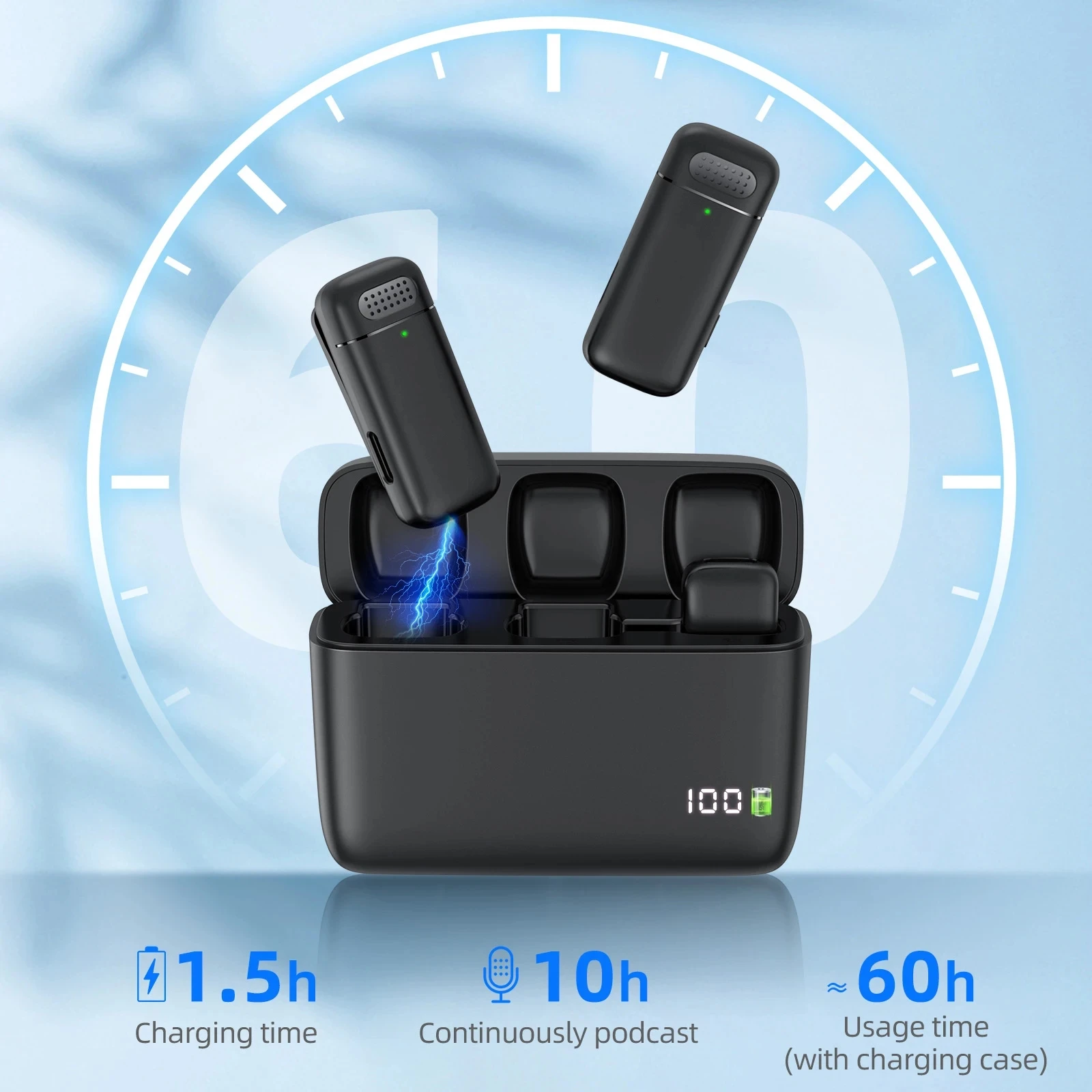 2in1 K30 Wireless Lavalier Mic - Android Tablet Gaming Accessories recension och pris