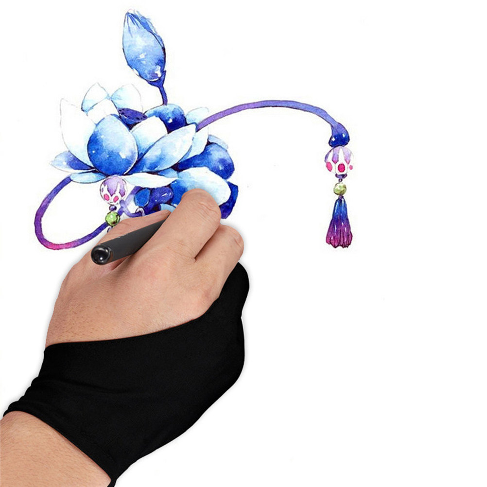 4Pcs Spandex Two Finger Drawin - Drawing Glove Artist recension och pris